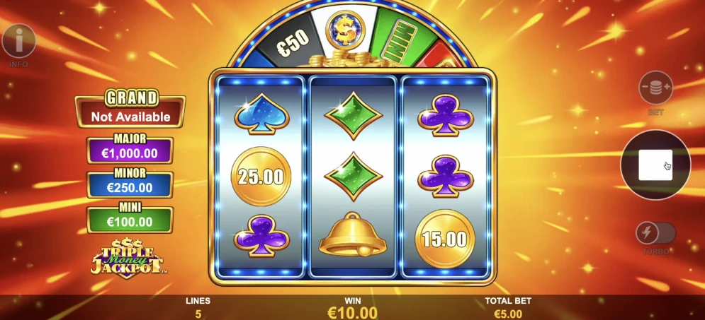 Triple Money Jackpot Slot